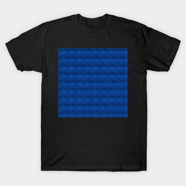 blue solid colors T-Shirt by Eric Okore